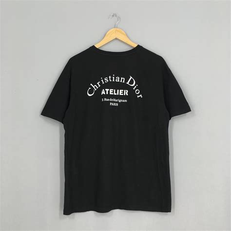 dior t shirt black|christian Dior couture t shirt.